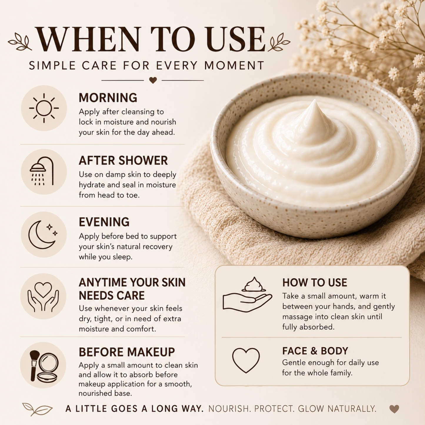 Shemo Bear Whipped Beef Tallow Cream – Deep Moisture for Dry & Sensitive Skin