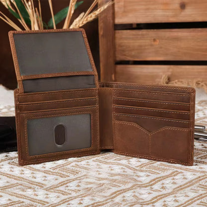 100% Genuine cowhide leather wallet